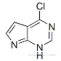 7H-Pyrrolo [2,3-d] pirimidina, 4-cloro- CAS 3680-69-1